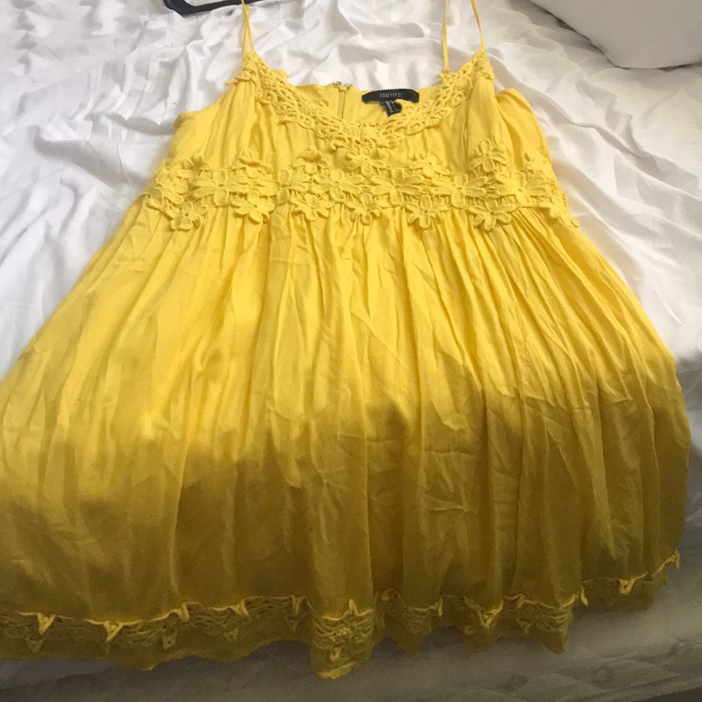 Yellow summer dress